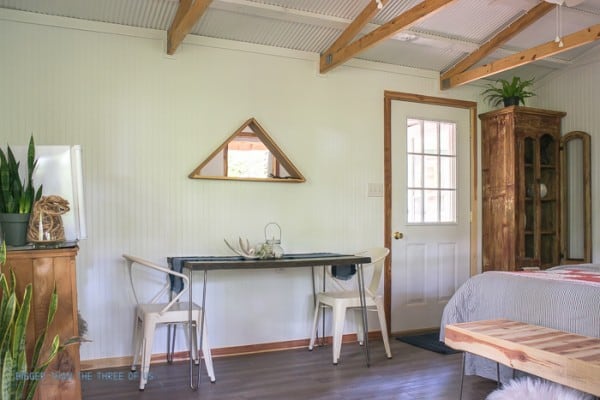 View of Simple, Rustic and Modern Cabin Renovation - Bigger Than the Three of Us