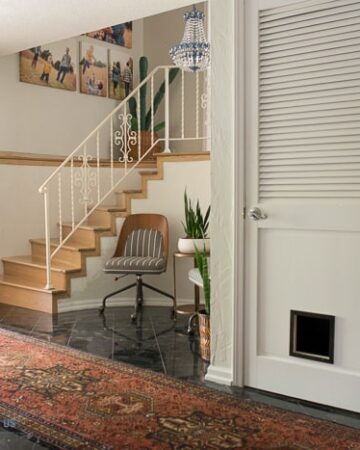 Eclectic Mid-Century Entryway Refresh