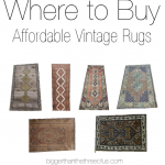 Vintage Persian Rugs / Where to buy affordable vintage rugs