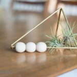 DIY Brass Wood Bead Airplant Holders