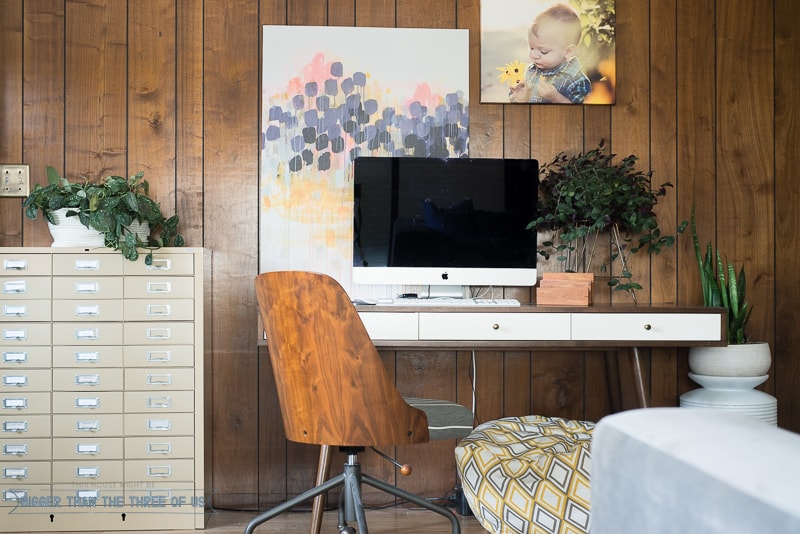 Eclectic Playroom Office Refresh 