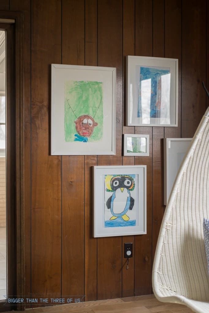 How To Make A kids Art Gallery Wall 
