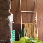 Simple Five Minute, Five Dollar DIY Blanket Ladder