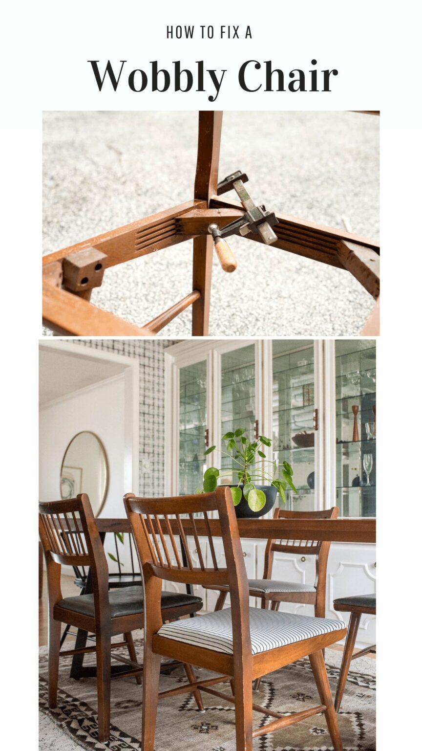 Chair Makeover Featuring How to Fix Old Chairs Bigger Than the Three