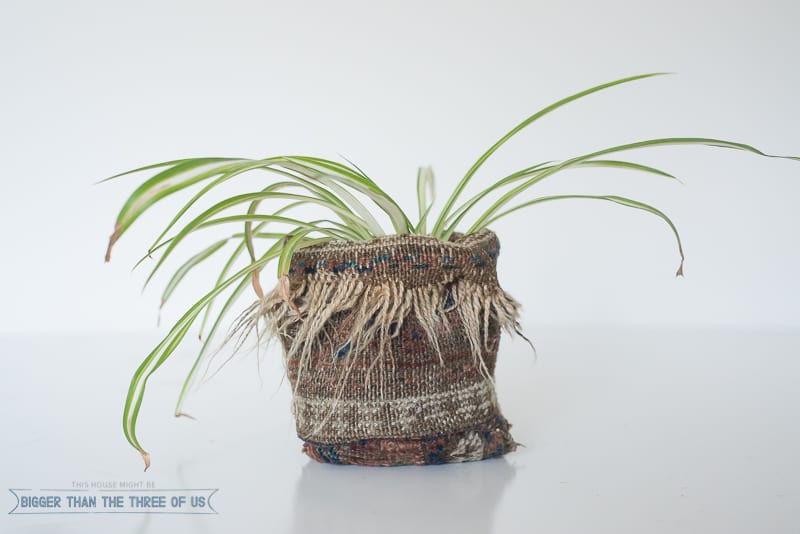 DIY Plant Bag Pot Cover