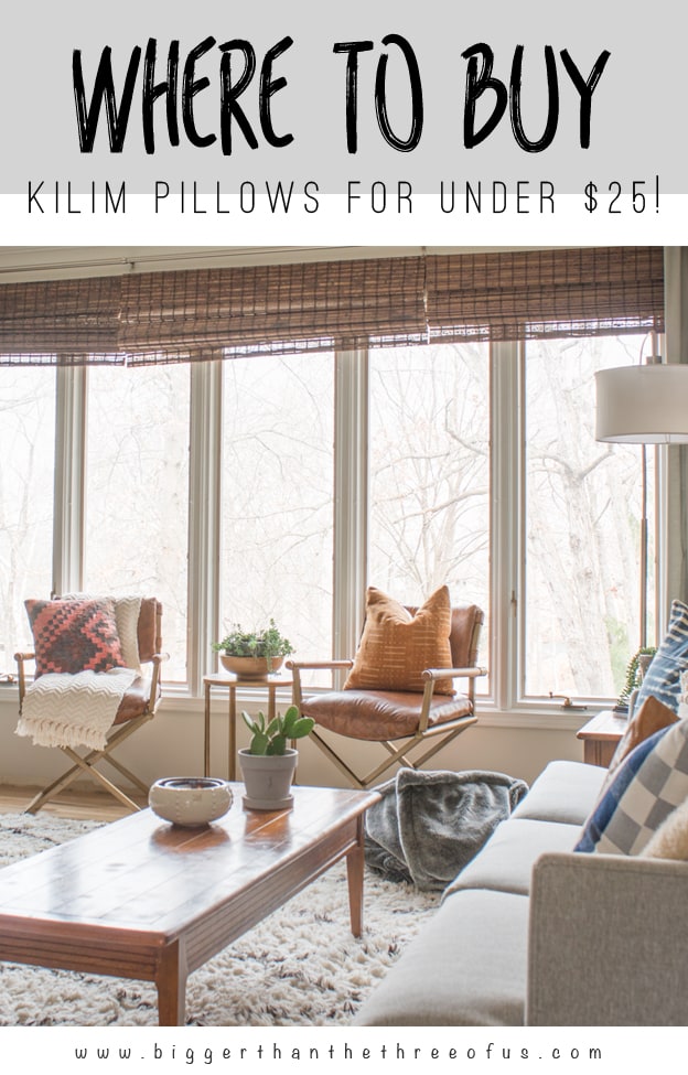 Where To Buy Affordable Kilim Pillows for Under $25