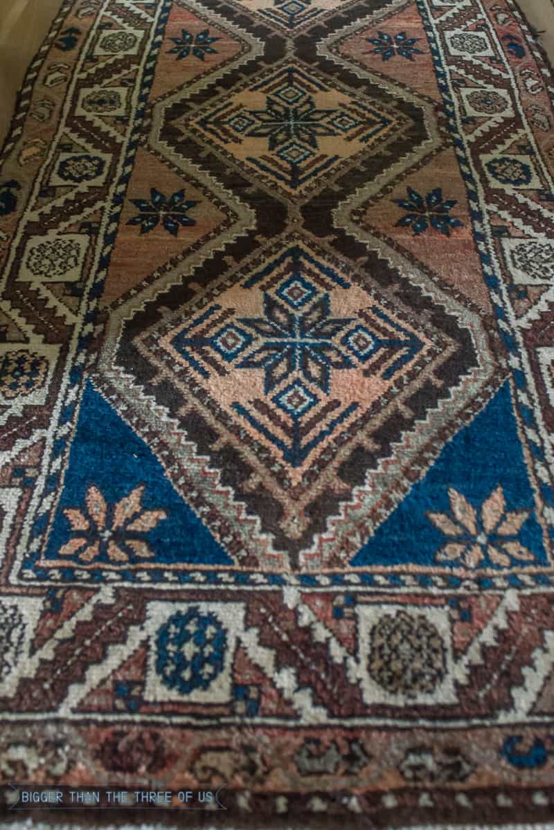 Updating a Hallway with a Vintage Persian Rug