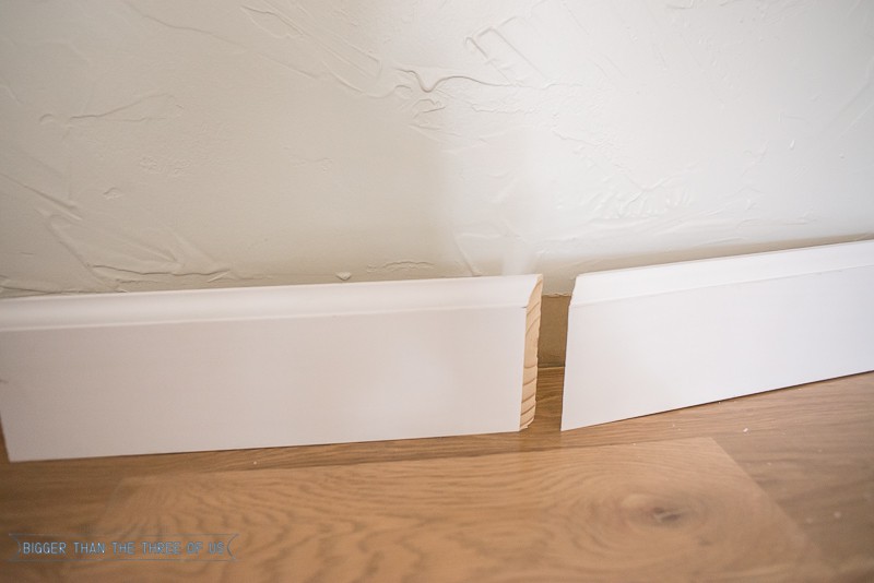 How to deals cut baseboard