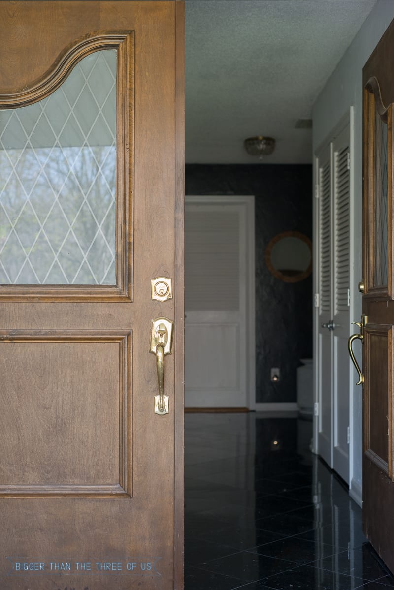 Entryway Makeover for the One Room Challenge - BEFORE