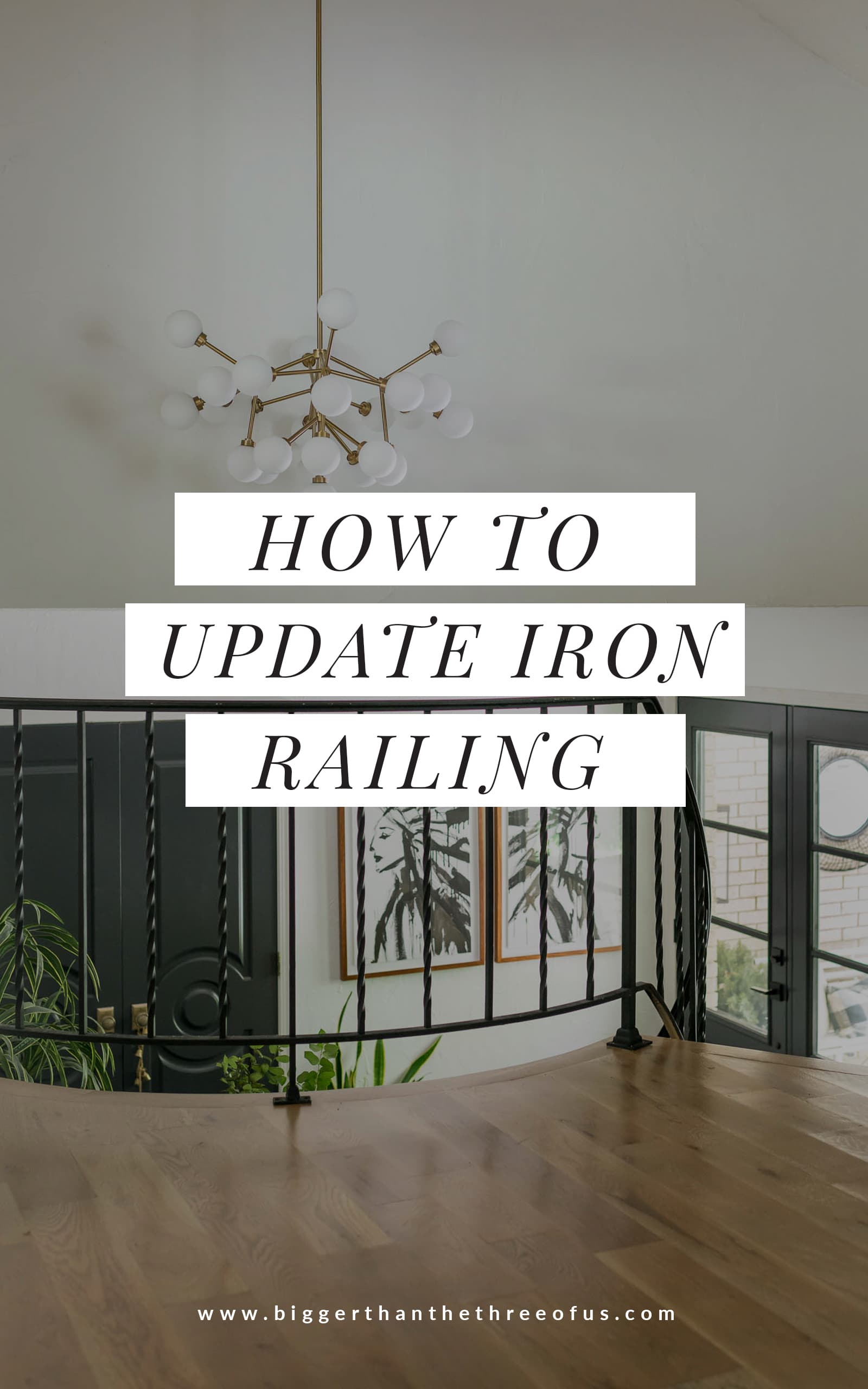 Stair Railing Idea Update Wrought Iron Handrails Bigger Than The Three Of Us