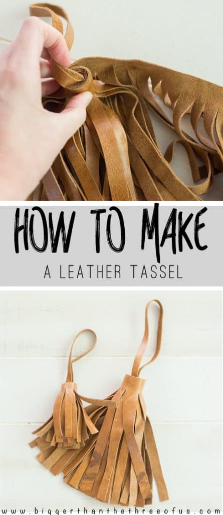 How to Make a Leather Tassel in FIVE minutes with only 3 Supplies!