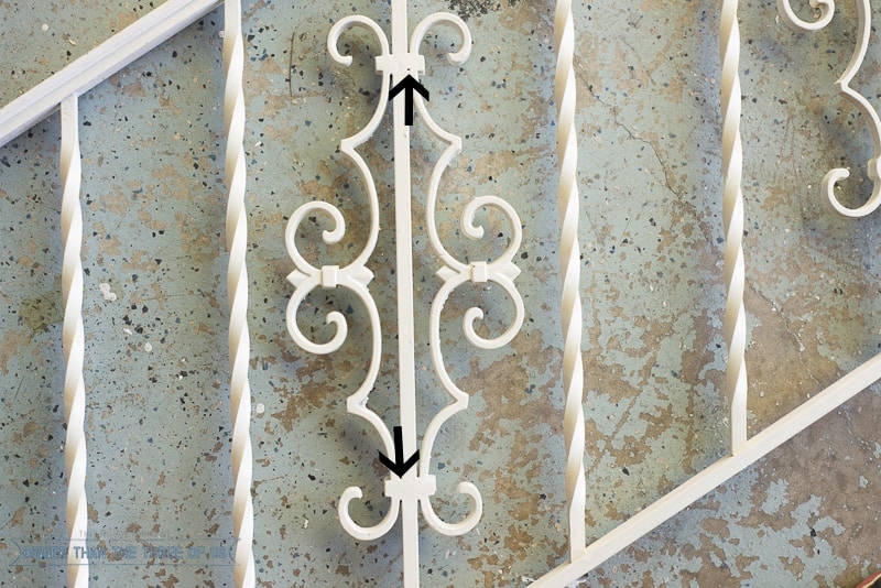 wrought iron stair rails