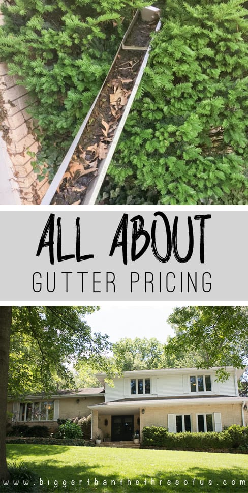 Gutter replacement cost 