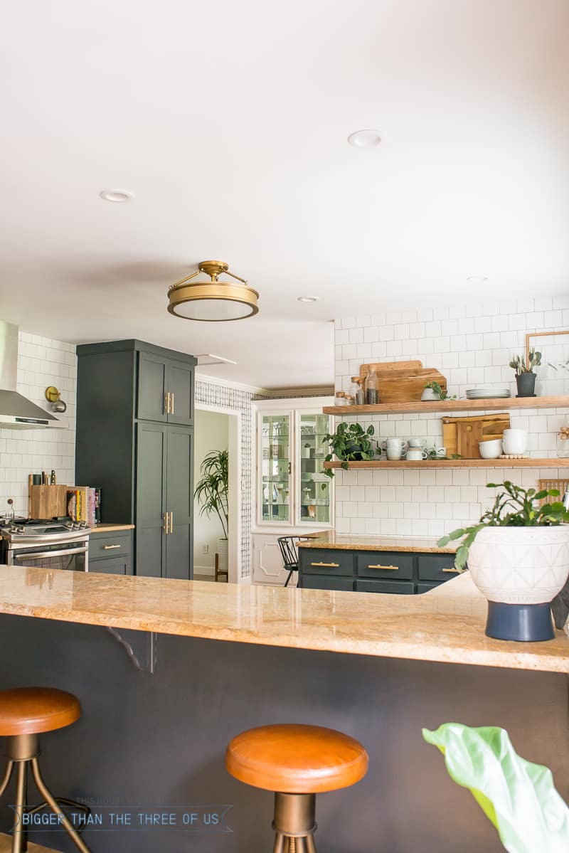 DIY Kitchen Renovation : Kitchen Updates-- Including How We Use (+Love) Open Shelving