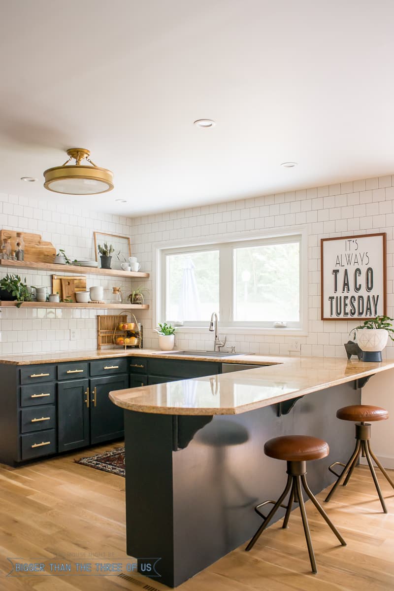 DIY Kitchen Renovation : Kitchen Updates-- Including How We Use (+Love) Open Shelving