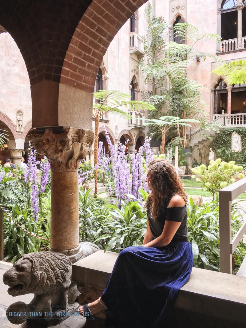 Courtyard at Isabella Stewart Gardner Museum 