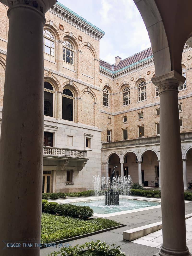 Boston Public Library Courtyard 