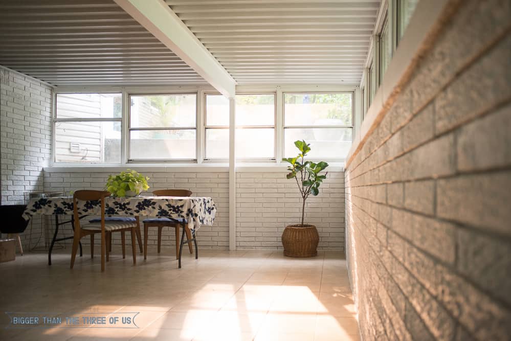 turning the Sunroom into an Office Studio