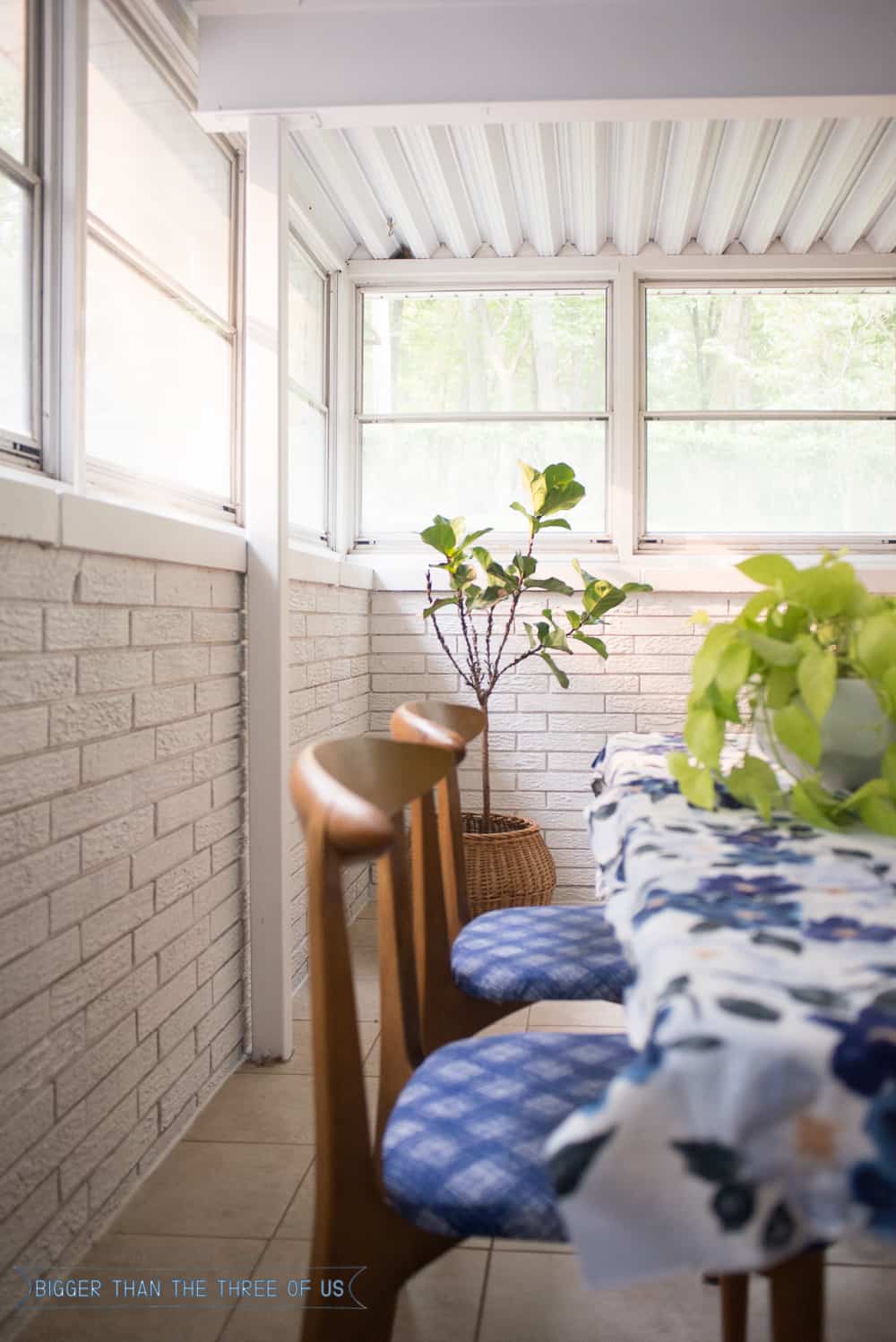 turning the Sunroom into an Office Studio