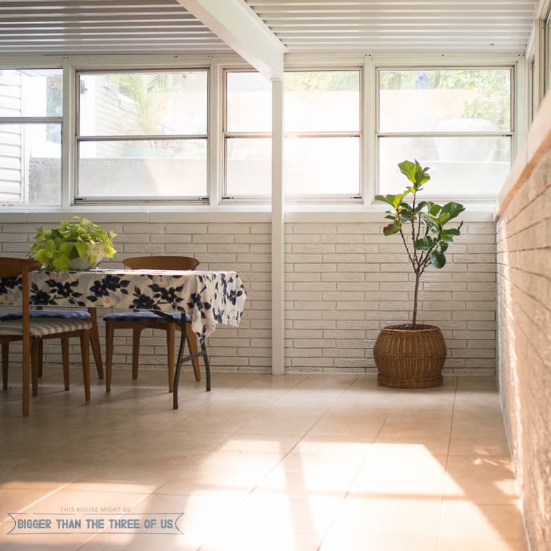 You can paint a sunroom and power wash it! Click to find out how.