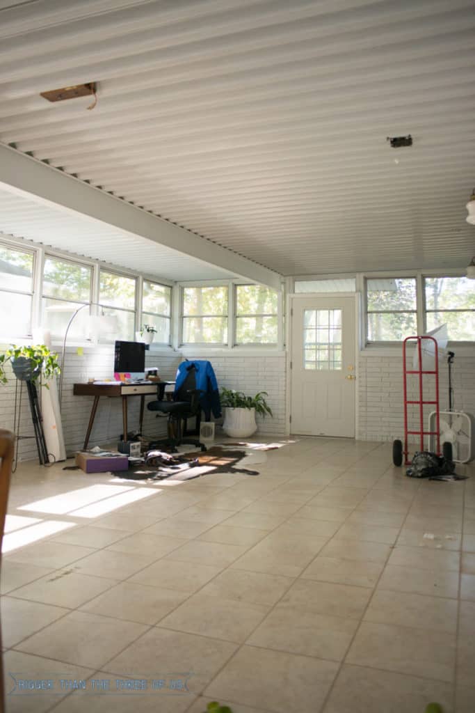 My Office... Aka The messiest room of the house for the No Makeup Home Tour