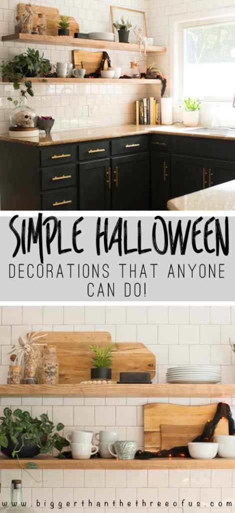 Simple Halloween Decorations That Anyone Can Do. #halloweendecor