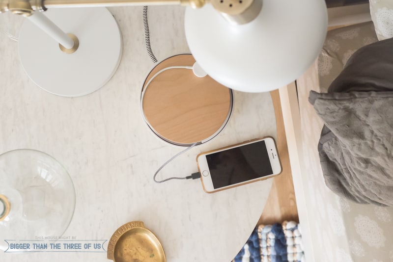 Organize your phone cords with the new Native Union Eclipse. It seamlessly blends in with your home decor. Aesthetically Pleasing Home Charging Solution