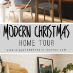 You have to see this MidCentury Eclectic Home Decorated for Christmas!