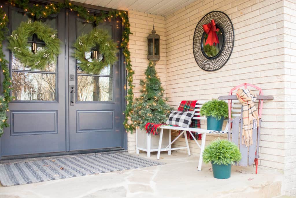 christmas front door ideas