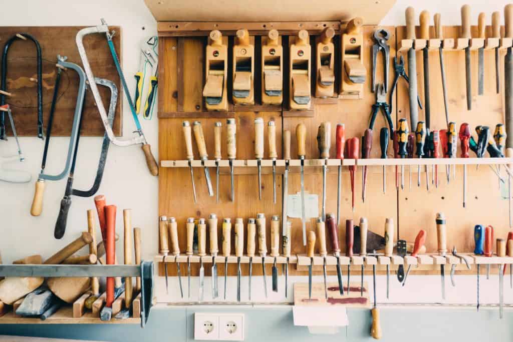 Tool image in garage