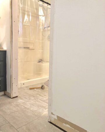Week 3 of the $100 Bathroom Makeover