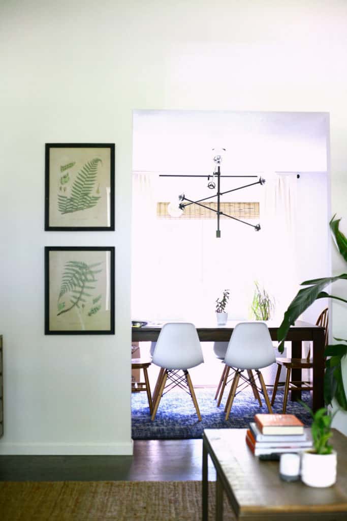 Eclectic Mid Century Dining Room - How to Switch Things Up without buying anything | How to Be Content with Your Home