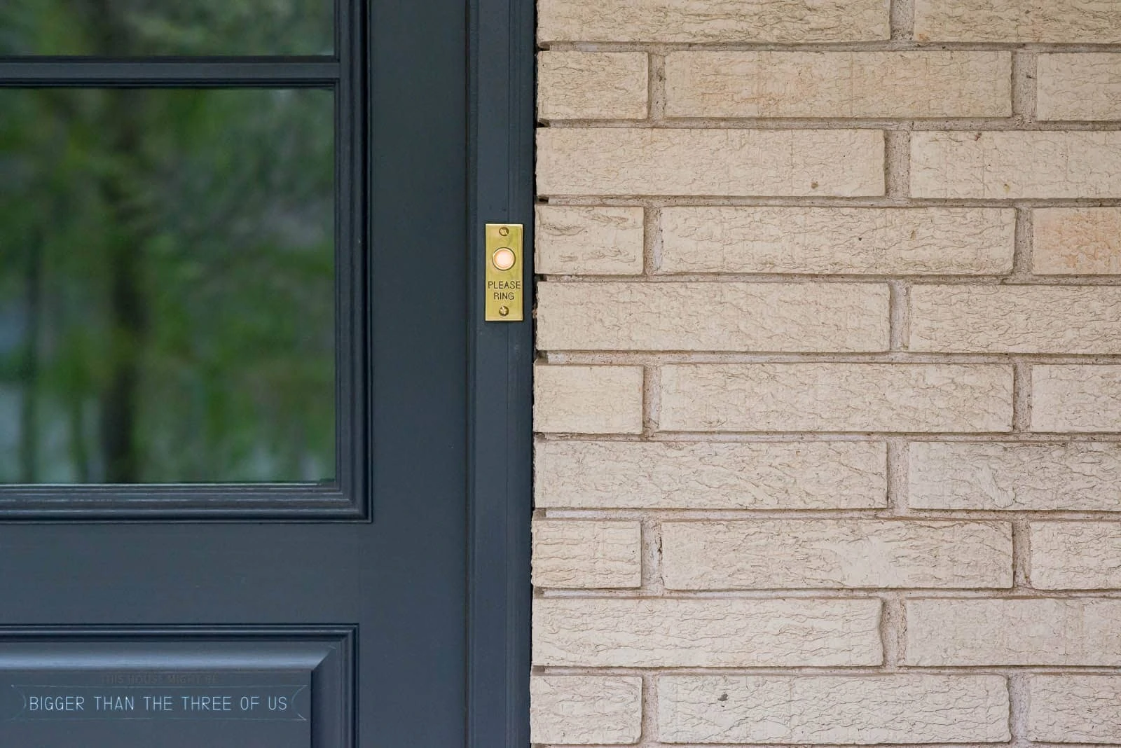 How to Change a Doorbell Button: Before and After 