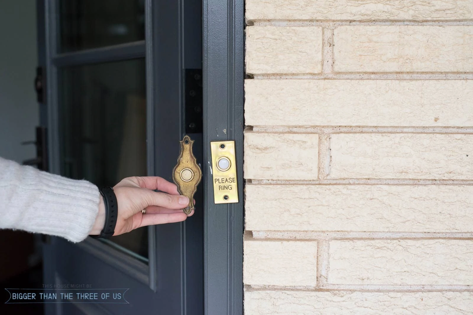 Update your old doorbell with this tutorial for how to change a doorbell button.