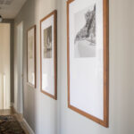 DIY Photo Mat tutorial. Travel Hallway Gallery