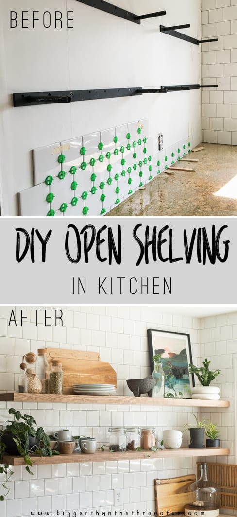 Open Shelves in Kitchen-How to create & Decorate Open Shelving