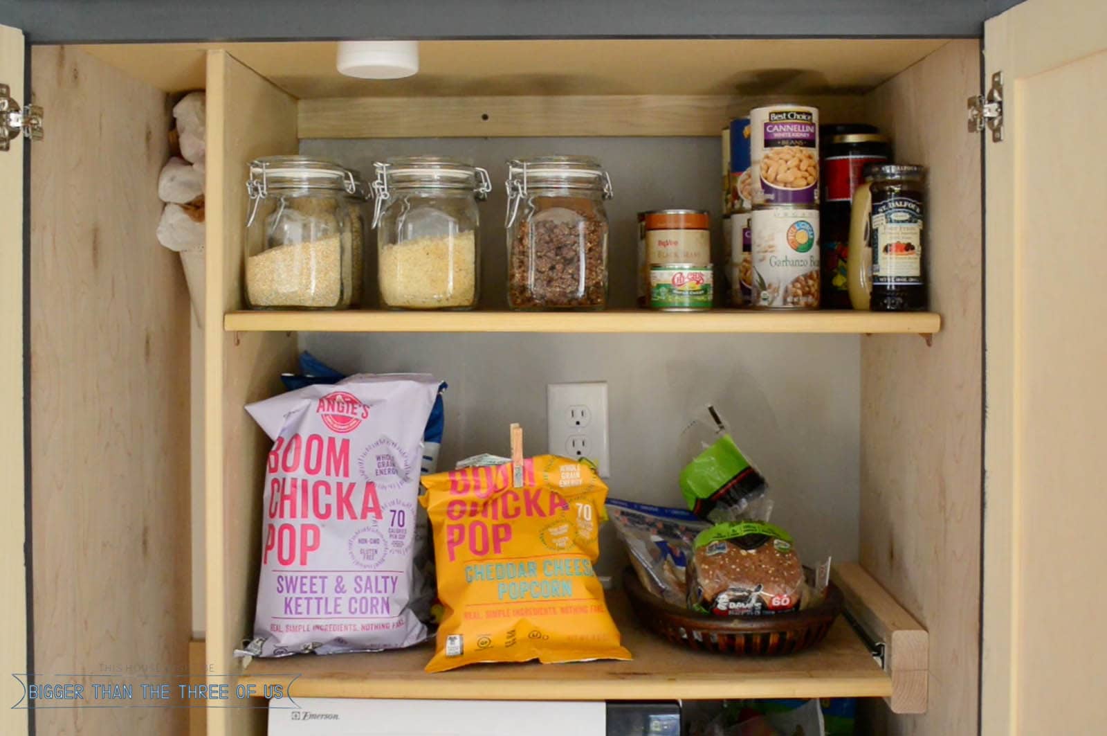 Small Pantry Organization Bigger Than The Three Of Us