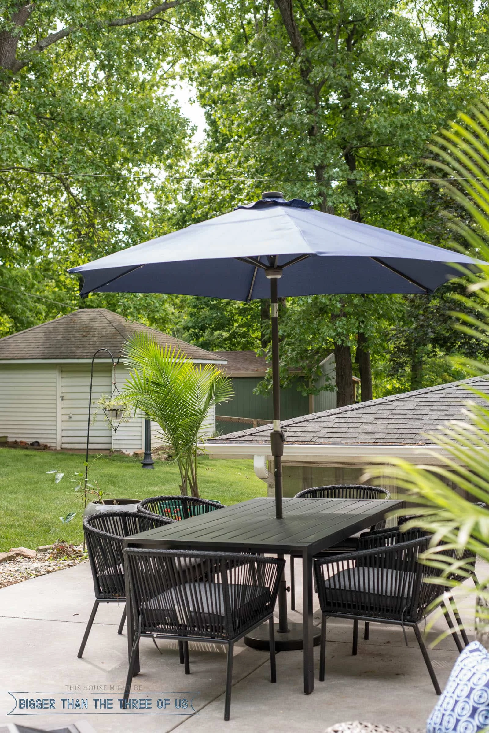 Target dining set on patio