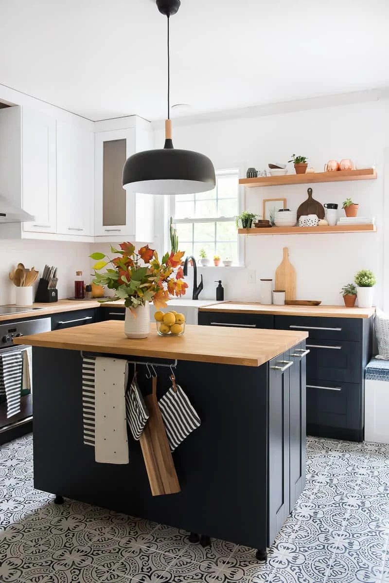 Shelf Placement on Wall in kitchen