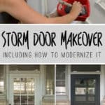 Updating the Grille on a storm door and how to modernize it with HANDyPaint