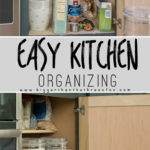 Easy Kitchen Organizing Tips for bottom kitchen cabinets.