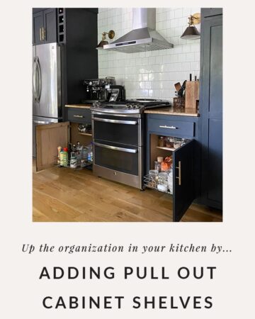 how to add pull out cabinet shelves