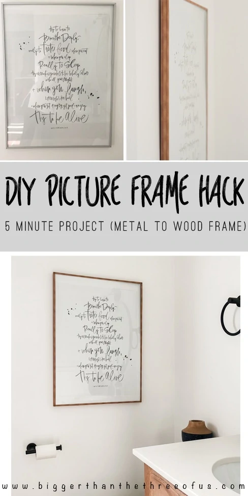 Diy poster deals frame