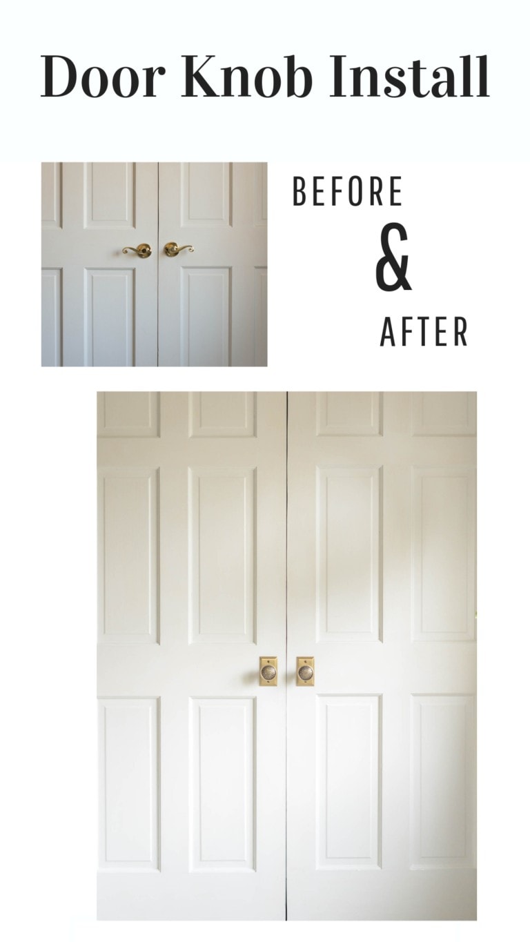 Dummy Door Knobs How to Install a Door Knob