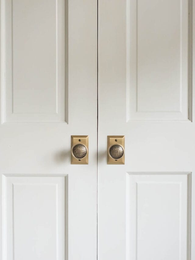 DUMMY DOOR KNOBS HOW TO INSTALL A DOOR KNOB Bigger Than the Three of Us