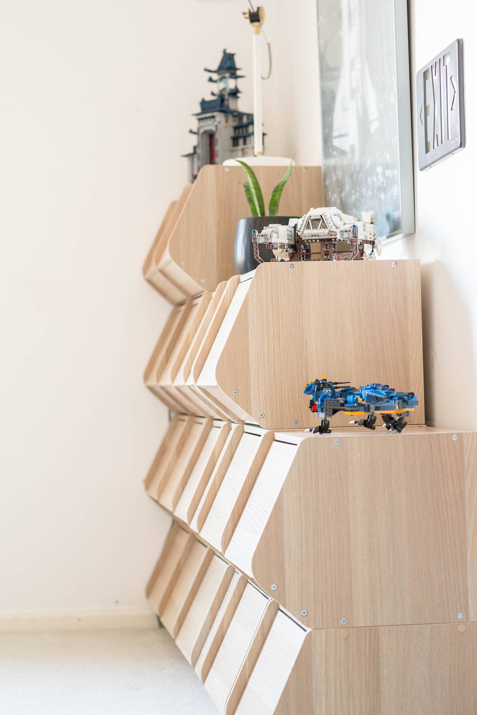 Lego Storage With Display Shelves Bigger Than The Three Of Us