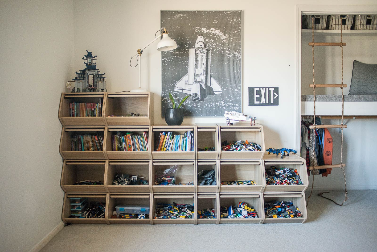 lego storage shelf