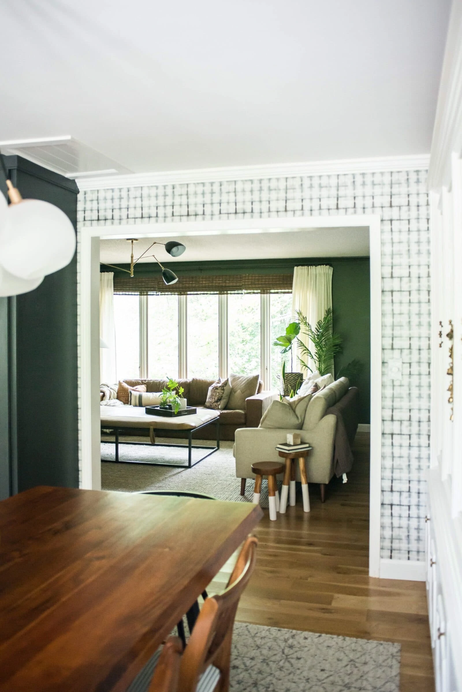 Dining room and living room 