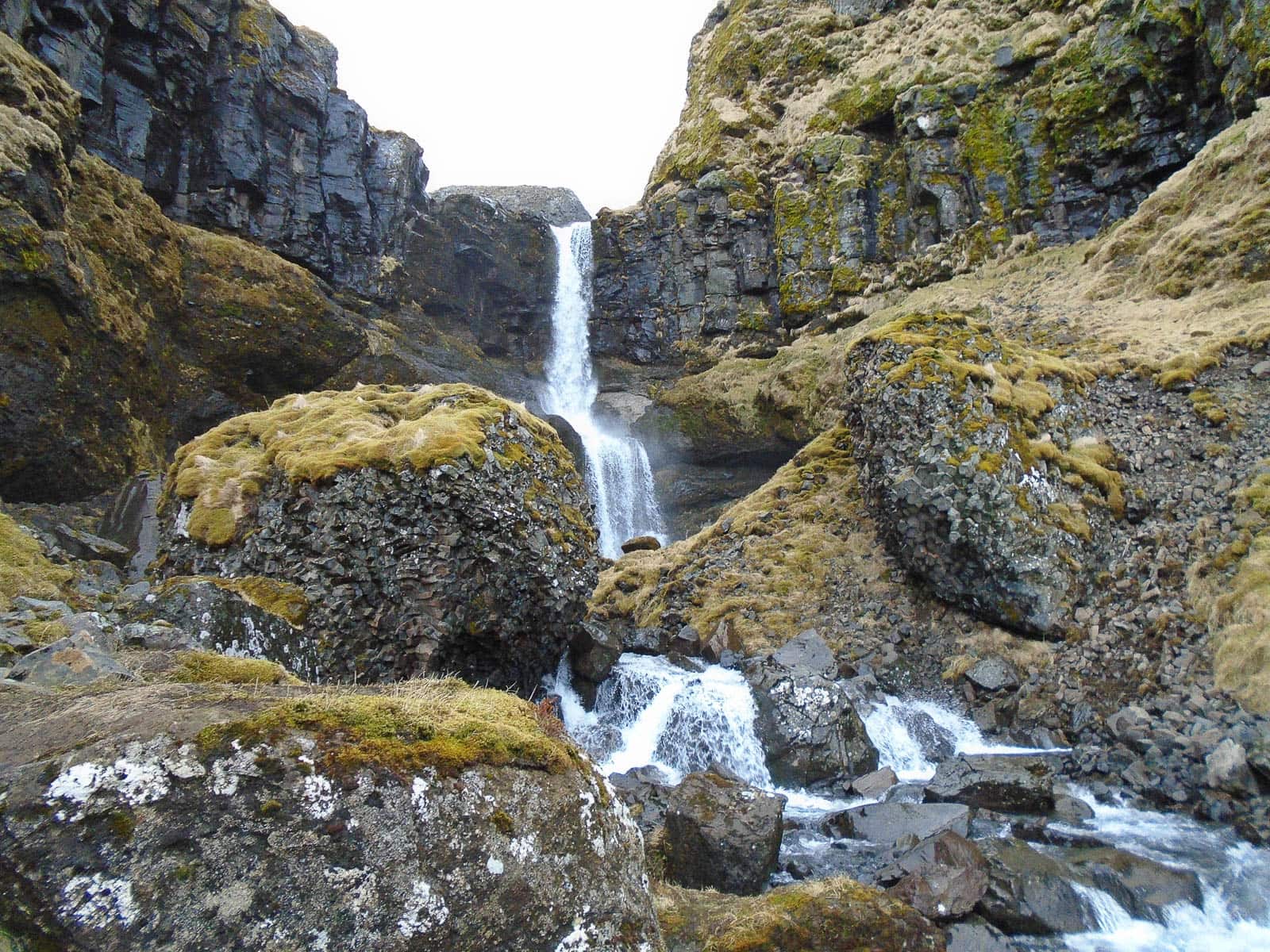 Waterfall in Snaefellsnes, Iceland 