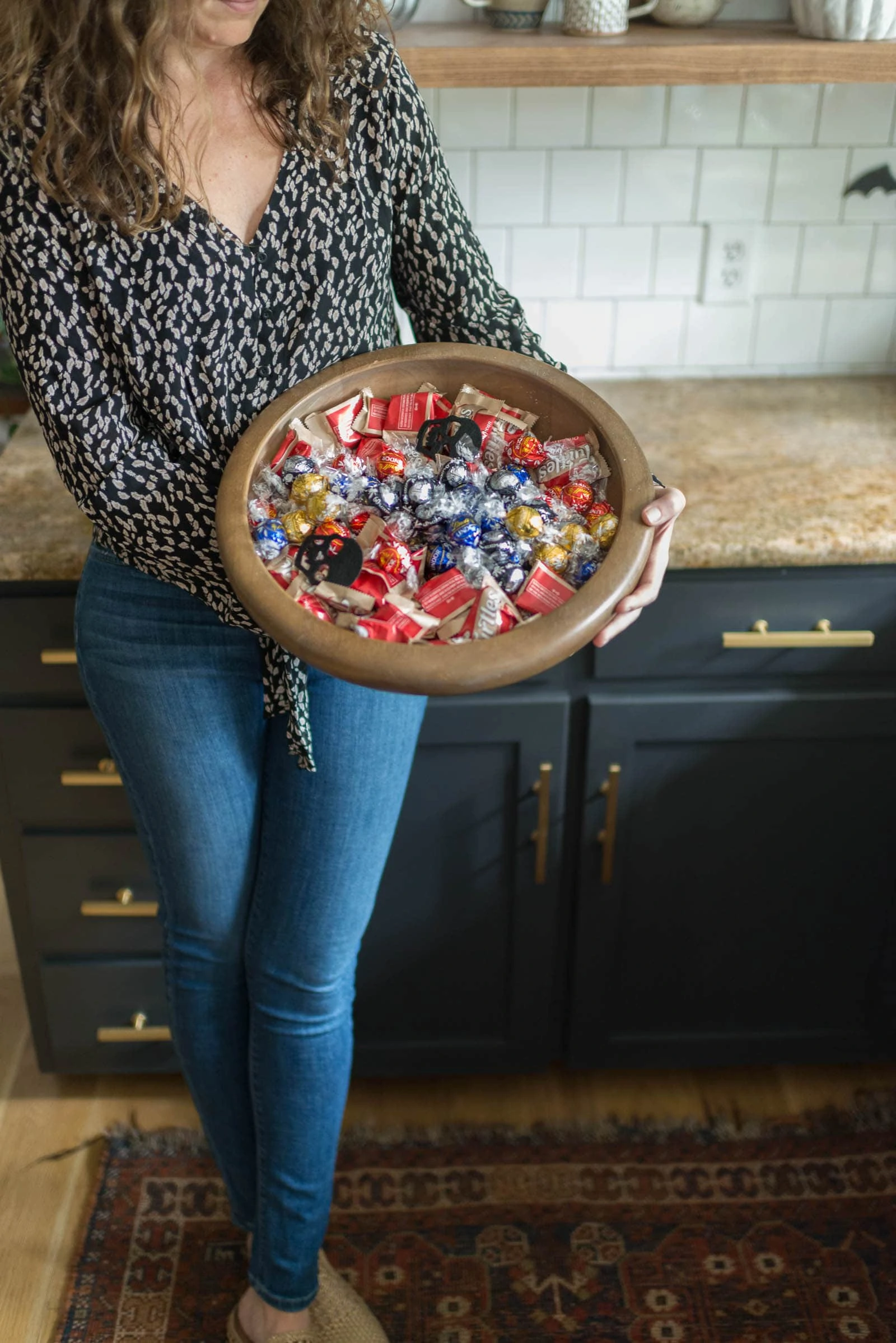 Bowl of halloween candy